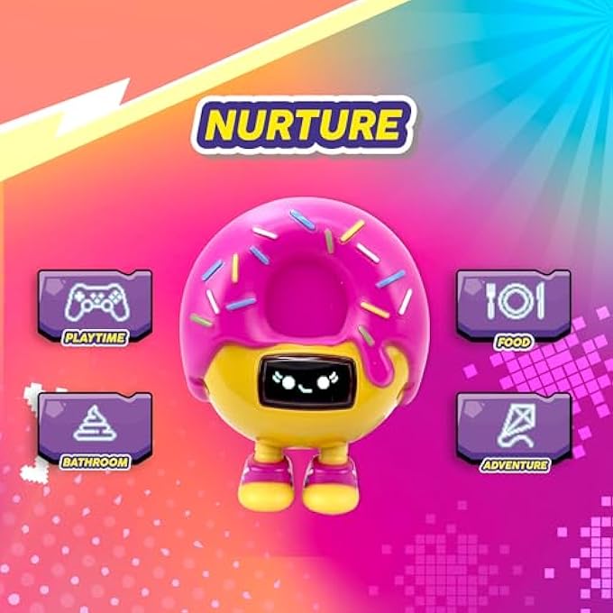 rayihni INTERACTIVE PET FIGURES MOCHI, POCKET-SIZED INTERACTIVE PET FIGURES, WITH 100+ SOUNDS & ANIMATION, COMPACT AND PORTABLE, ENCOURAGING IMAGINATIVE ROLE-PLAY AND NURTURING SKILLS, 5 YEARS+ - Image 3